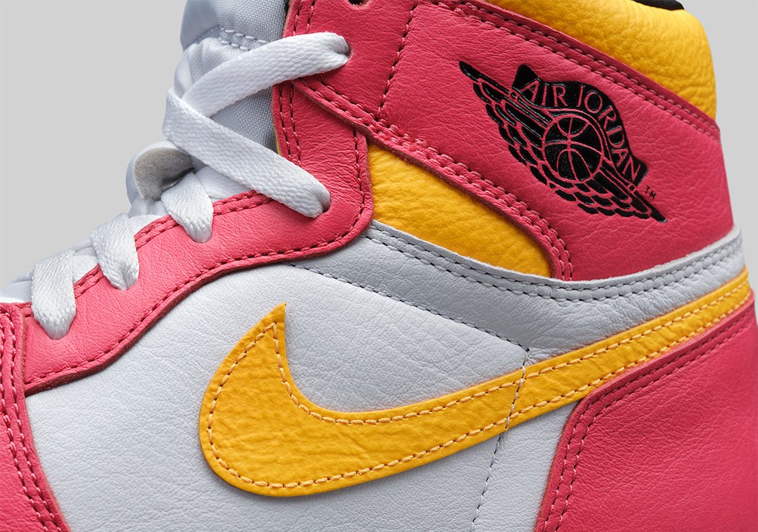 Air Jordan 1 High OG Light Fusion Red Air
