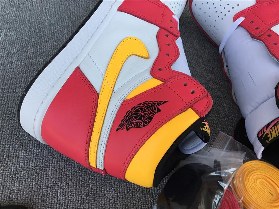 Air Jordan 1 High OG Light Fusion Red Air