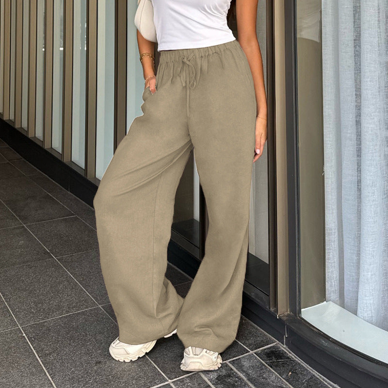 Wide Leg Casual Pants