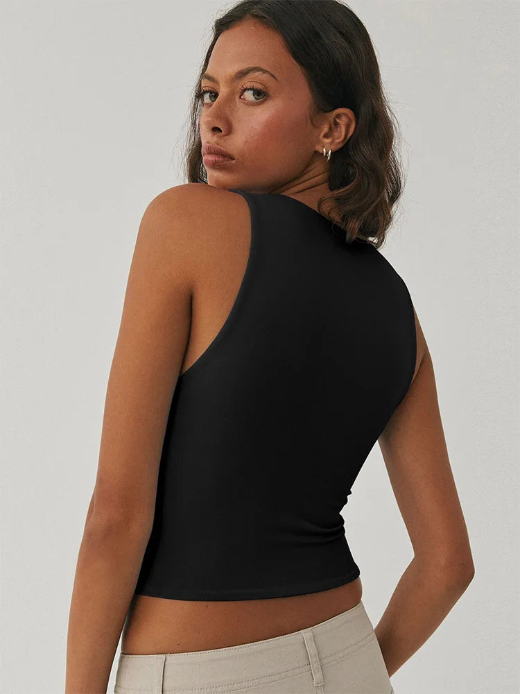 High Neck Tank Top