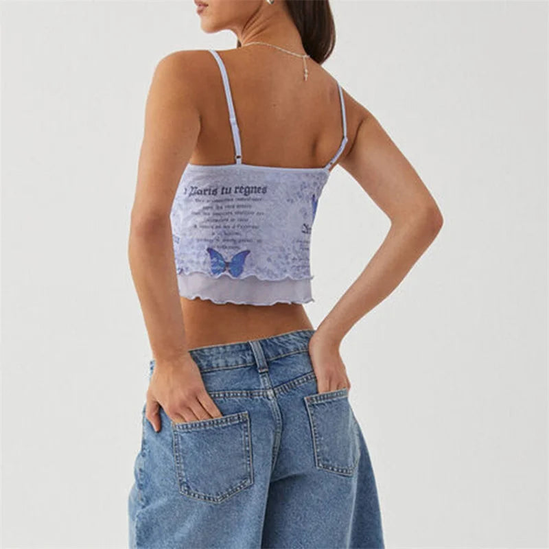 Butterfly Mesh Cami