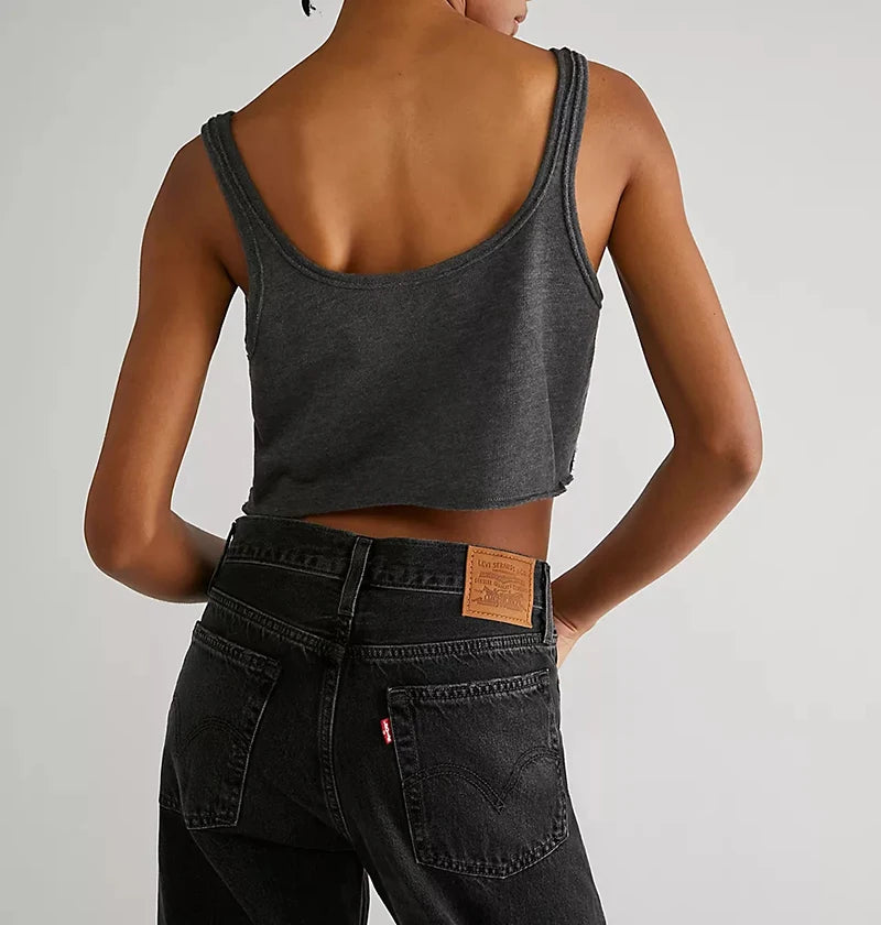 Washed Crop Top