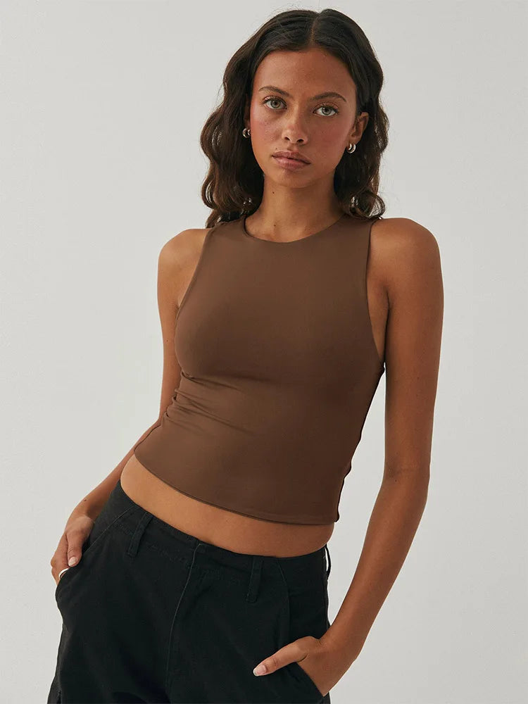 High Neck Tank Top