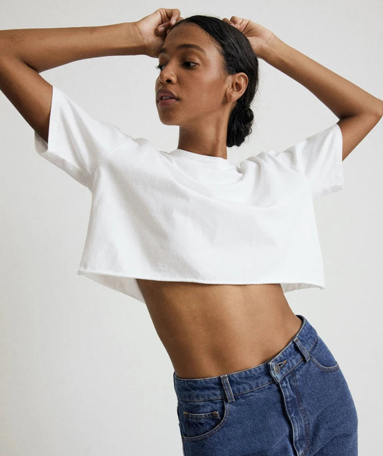 Sporty Crop Top T-Shirt
