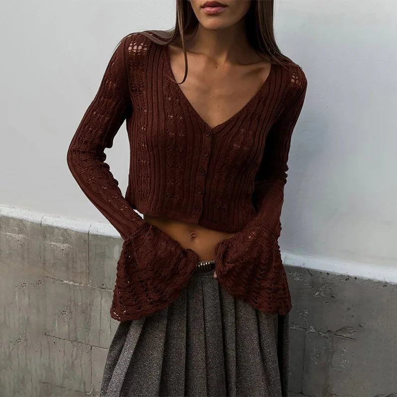 Fluffy Long Sleeve Cardigan
