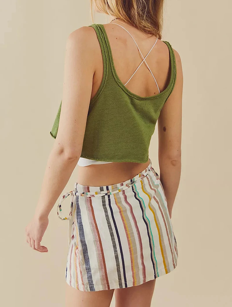 Washed Crop Top