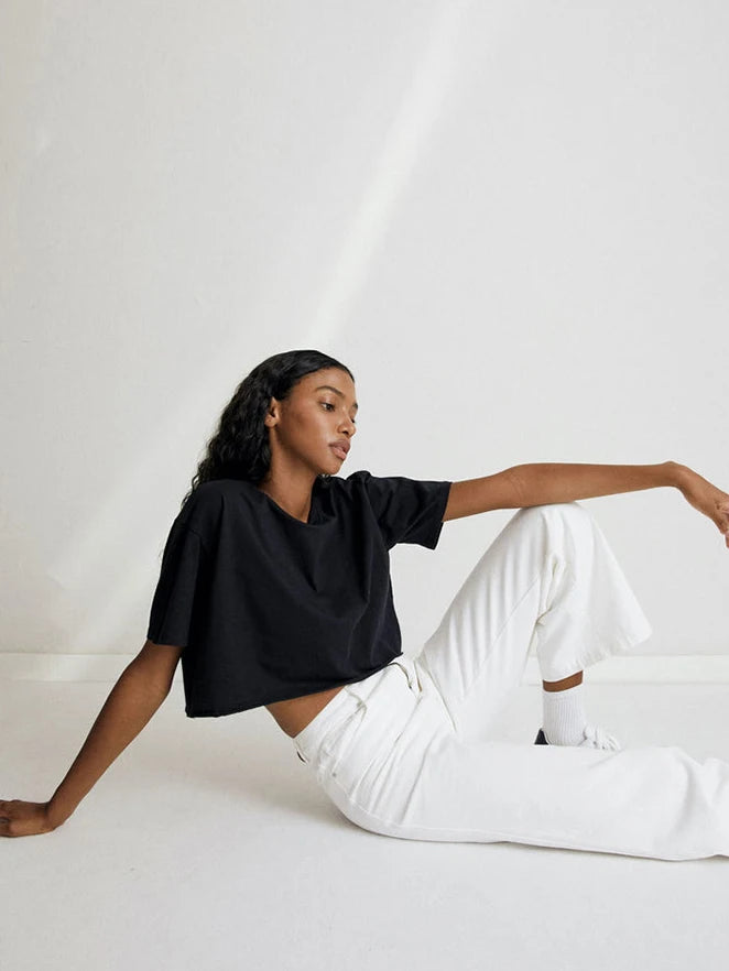 Sporty Crop Top T-Shirt