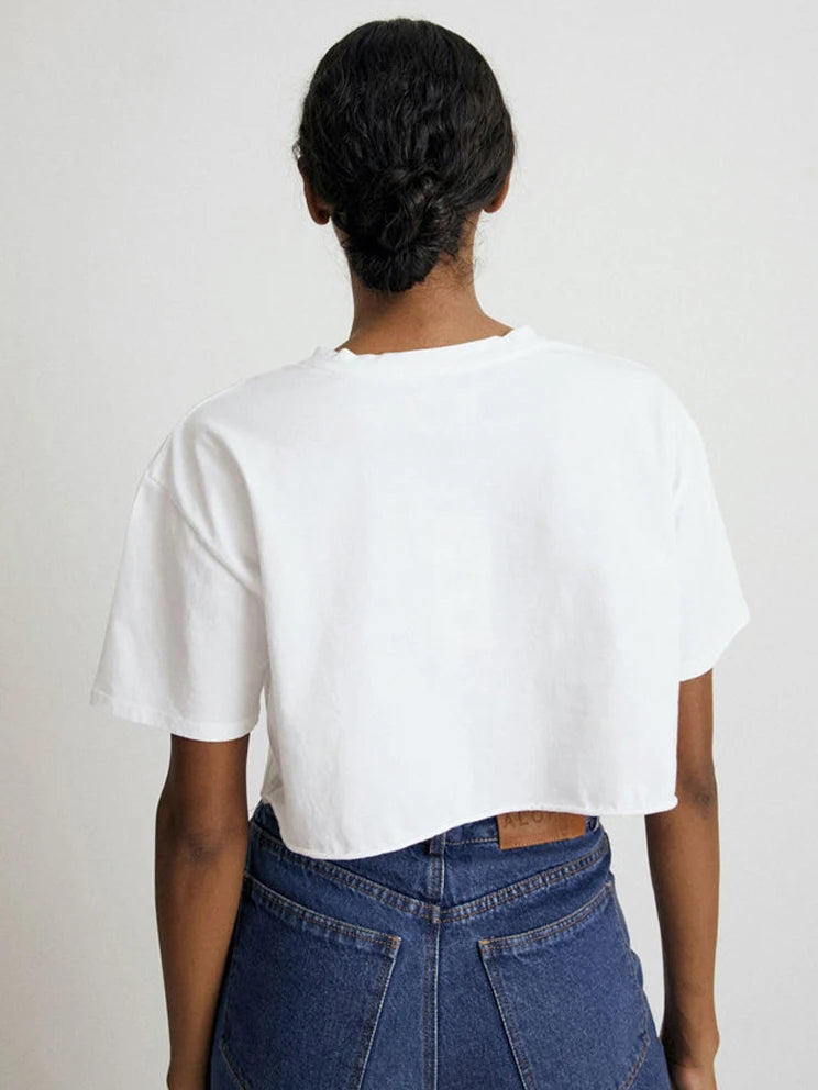 Sporty Crop Top T-Shirt