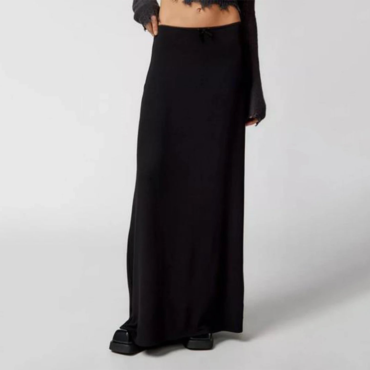 Bowknot Casual Long Skirt