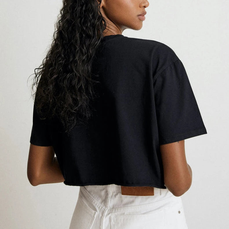 Sporty Crop Top T-Shirt