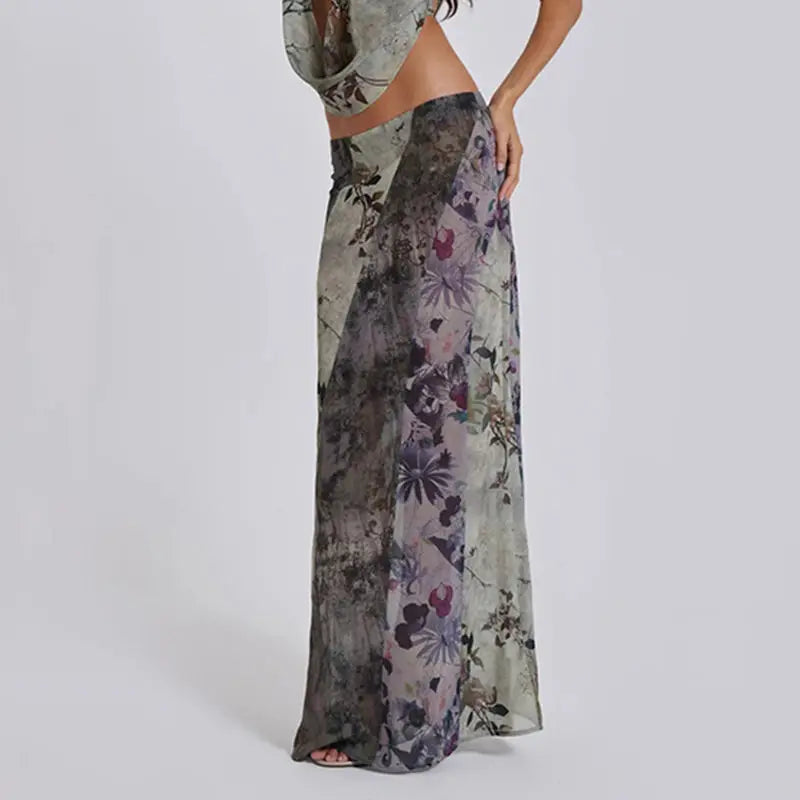 Blossom Long Skirt