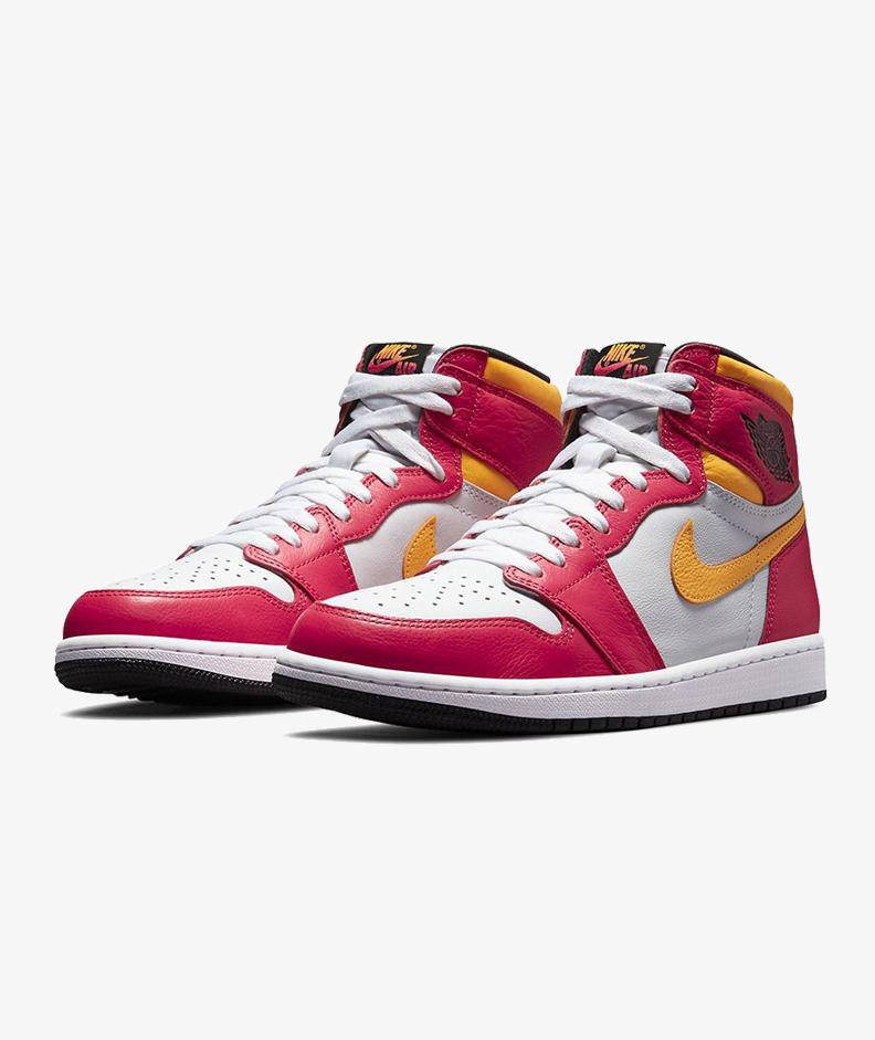 Air Jordan 1 High OG Light Fusion Red Air