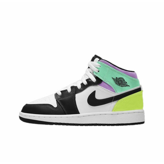 Air Jordan 1 Mid 'Pastel Black Toe'