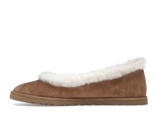 UGG Zora Ballet Flat Chestnut