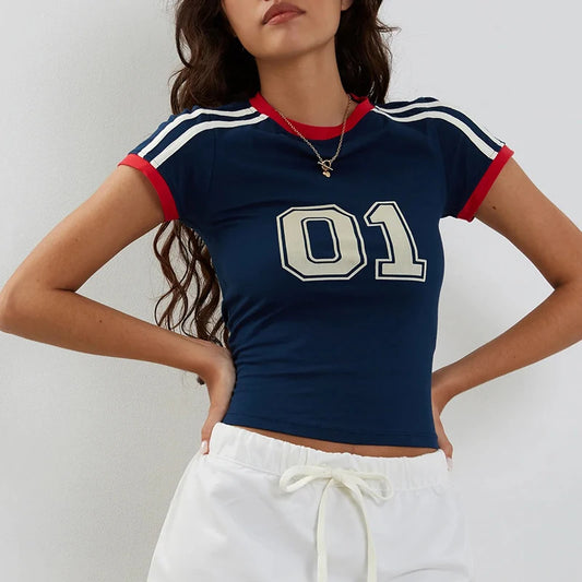 Varsity Blue Tee
