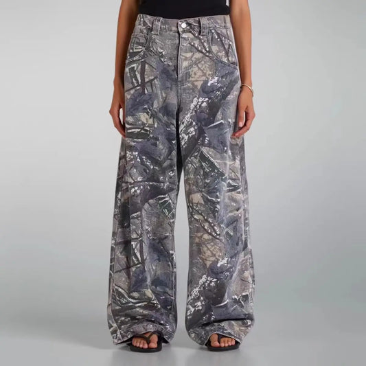 Grey Camouflage Baggy
