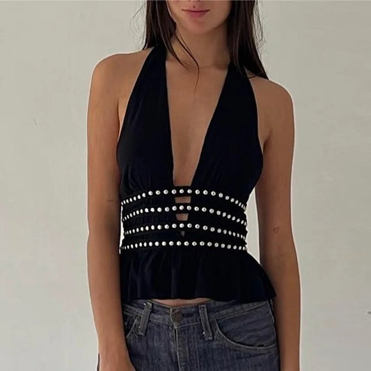 Electric Halterneck Top