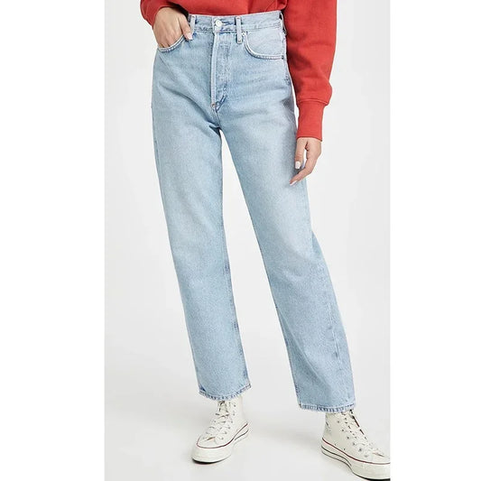 Light Blue High-Waist Jeans
