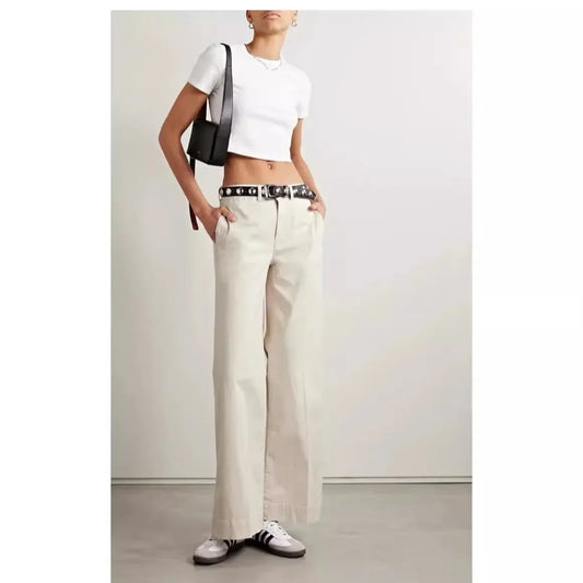 Slim Retro Casual Pants