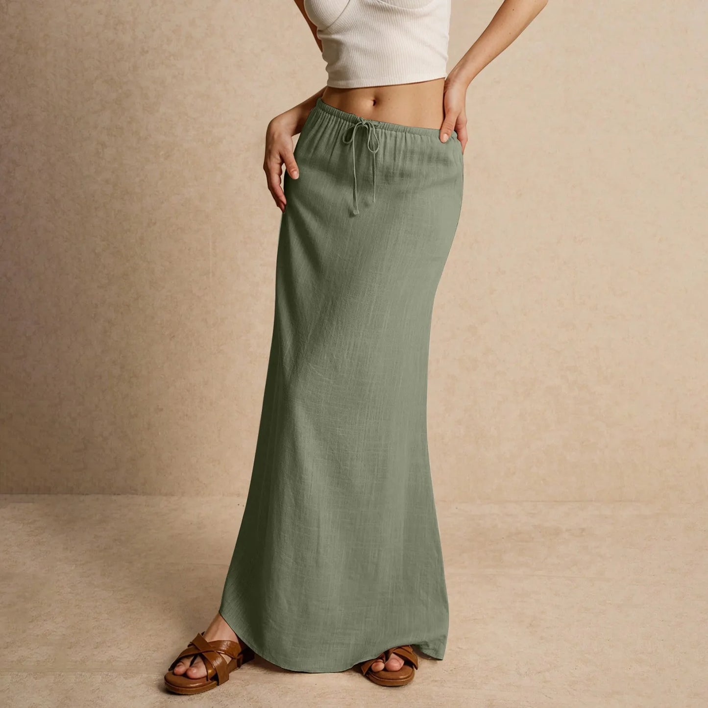 Sage Slip Skirt