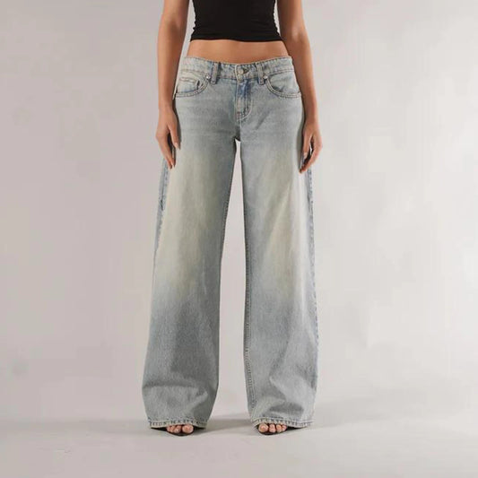 Washed Baggy Jeans